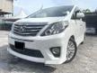 Used 2012 Toyota Alphard 2.4 G, 2 POWER DOOR, 7 SEATER, REVERSE CAMERA, ANDROID PLAYER ** 1 OWNER ONLY, NICE NUMBER **