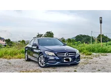 2014 Mercedes-Benz C200 2.0 AVANTGARDE Line Sedan W205 RWD Canvansite Blue Pearl C CLASS Continental Carking Condition Free Warranty Service Petrol