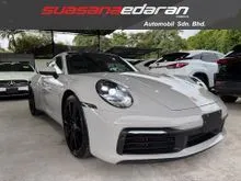 2021 Porsche 911 Carrera Unreg - Crayon White. Japan Spec. Red Leather. PASM. Sport Exhaust. 360 Cam