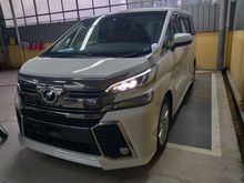 2015 Toyota Vellfire 2.5 ZA 7 SEATER UNREG15