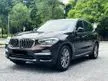 Used 2018 BMW X3 2.0 xDrive30i Luxury SUV Ori Paint Full Service Record Warranty Till 2024 Perfect Condition OTR No Processing Fee - Cars for sale