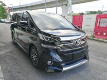 (FREE GIFT 5K) 2017 Toyota Vellfire 2.5 Base Spec MPV
