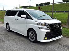 2016 Toyota Vellfire 2.5 ZA Golden Eyes (Sunroof) 5 year Warranty