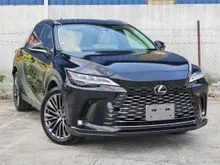 2023 Lexus RX 350 2.4 Luxury SUV S.ROOF, 4CAM, DIM, HUD, REAR ELECTRRIC RECLINING SEAT, WHITE LEATHER