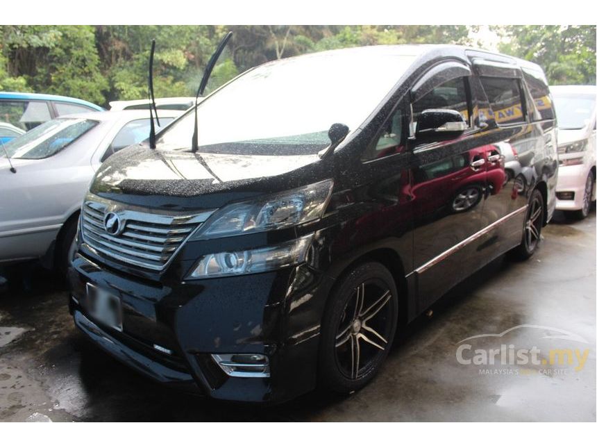 Toyota Vellfire 2011 Z 2.4 in Johor Automatic MPV Black 