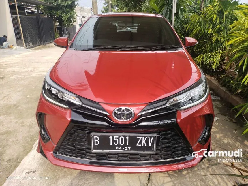 Jual Mobil Toyota Yaris 2022 S GR Sport 1.5 di Banten Automatic Hatchback Merah Rp 229.000.000