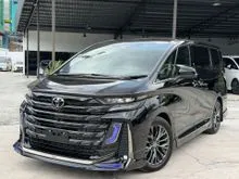 2025 Toyota Vellfire 2.4 Z Premier MPVBLACK INTERIOR , HUD,SUNROOF,SIDE STEP,TOYOTA TEAMATE, FLIP DOWN MONITOR,JBL , MODELISTA BODYKIT , SPOILER , 7 D