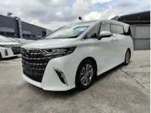ROOF MONITOR 2024 Toyota Alphard 2.5 Z DIM BSM 4K MILEAGE SPECIAL OFFER UNREG