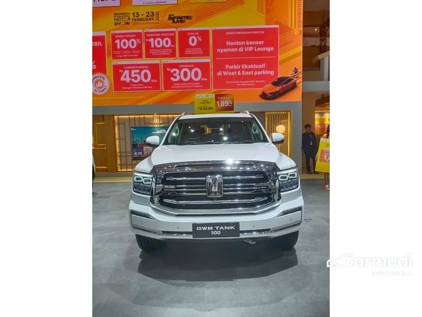 Jual Mobil GWM Tank 2025 500 HEV 2.0 di Sumatera Selatan Automatic SUV Putih Rp 1.188.000.000