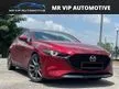 Used 2021 Mazda 3 2.0 SKYACTIV-G High Plus Hatchback FULL SERVIES RECORD UNDER MAZDA MALAYSIA WARRANTY UNTIL 2026 FREE MAZDA SERVIES ONE LADY OWNER - Cars for sale
