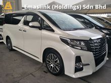 2018 Toyota Alphard 2.5 SC SUNROOF MOONROOF 360 SURROUND CAMERA SEMI LEATHER SEATS POWER BOOT AUTO CRUISE FREE WARRANTY