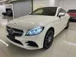 Recon 2019 MERCEDES BENZ C180 1.6 AMG COUPE FULL SPEC FREE 6 YEAR WARRANTY