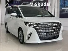 2025 Toyota Alphard 2.5 Z SUNROOF AUTO STEP 2PD 7SEATER 4CAM 5A 9KM 5YRS TOYOTA WARRANTY