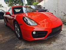 2015 Porsche Cayman 2.7 Coupe RED