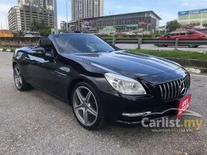 0TR PRICE 2011/2016 Mercedes-Benz SLK200 1.8 (A) AMG Sport Blue Effcy 7G Convertible 1 VVIP OWNER 3 YRS WARRANTY