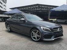 2015 Mercedes-Benz C200 2.0 AMG with PANORAMIC ROOF & POWER BOOT