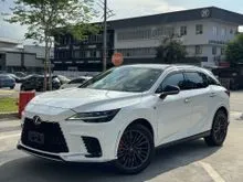 2023 Lexus RX 350 2.4 F Sport AWD 3k Km, Grade 5/A, Year End Promotion, Panoramic SunRoof, Red Interior, 540 Cam, Lexus Safety System, Digital Meter