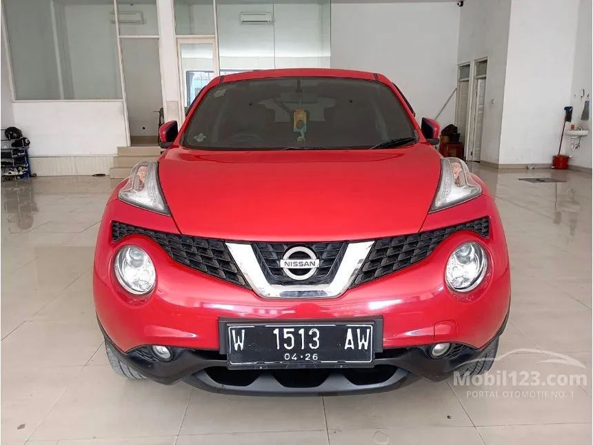 Jual Mobil Nissan Juke 2016 RX Black Interior 1.5 di Jawa Timur Automatic SUV Merah Rp 165.000.000