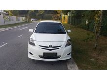 2009 Toyota Vios 1.5 White Sedan with Bodykit