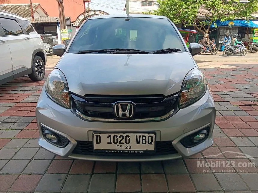 Jual Mobil Honda Brio 2018 Satya E 1.2 di Banten Automatic Hatchback Silver Rp 130.000.000