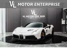2018 Ferrari 488 GTB 3.9 V8 TWINTURBO VORSTEINER CARBON BODYKIT FI TITANIUM EXHUAST LED-STEERING COBRA CARBON SEAT CARBON INTERIOR ALCANTARA ROOF