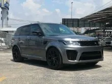 2021 Land Rover Range Rover Sport 5.0 SVR SUV - Active Sports Exhaust System, Meridian Surround Sound System, Pixel-Laser LED Headlights