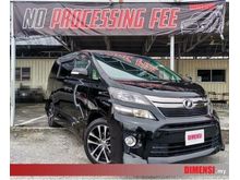 2012 Toyota Vellfire 2.4 Z MPV(NO PROCESSING FEE)