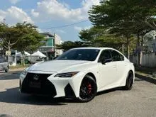 UNREG 2021 Lexus IS 300 2.0 F Sport MODE BLACK SUNROOF SURROUND CAM RED LEATHER ELECTRICAL MEMROY VENTILATION SEAT 3 EYE LED 17K KM 4.5A MANY UNIT