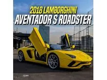 2018 Lamborghini Aventador 6.5 LP740-4 S Roadster Convertible Giallo Spica Yellow Kuning