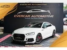 2019 Audi A5 2.0 Coupe S-Line Quattro 2Door Stage1 FullyConvert RS5 Steering DigitalMeter CF Roof &SideMirror 360Cam BSM DynamicMode Akrapovic Ekzos