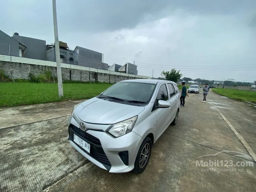 Jual Mobil Toyota Calya 2017 E 1.2 di Jawa Barat Manual MPV Silver Rp 105.000.000