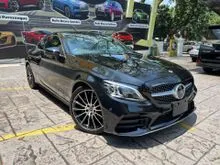 2020 MERCEDES BENZ C180 1.5 AMG SPORT LEATHER EXCLUSIVE PACK COUPE ( 7K MILEAGE ) HEAD UP DISPLAY