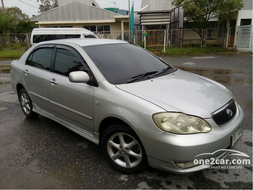 Toyota Corolla Altis 2002 E 1.8 in กรุงเทพและปริมณฑล Automatic Sedan สีเทา for 134,000 Baht