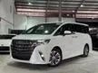 2025 Toyota Alphard 2.5 Z UNIVERSAL STEP/HUD/BSM/DIM/SUNROOF/TOYOTA TEAMMATE/ADVANCED PARK