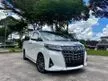 Recon 2018 Toyota Alphard 2.5 G X MPV ALPINE RADIO ALPINE ROOF MONITOR SPORT RIM - Cars for sale