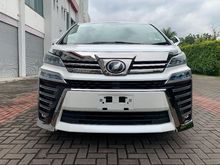 2018 Toyota Vellfire 2.5 ZG**SUNROOF**3 EYES**EXCELLENT CONDITON**TIP TOP MUST VIEW
