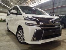 2015 Toyota Vellfire 2.5 Z A ZA 4 YEARS WARRANTY