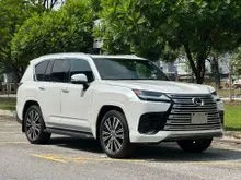 2022 Ready Stock 7 SEATERS Black Interior Petrol LX600 Lexus LX 600 3.5 7 seater SUV