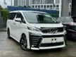 Recon 2018 Toyota Vellfire 2.5 ZG MPV 3LED SUNROOF BSM DIM ROOF MONITOR UNREG