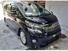 2014 Toyota Vellfire 3.5 ZG Leather PBD Pilot Seat Promo Unreg