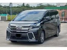 2015 Toyota Vellfire 2.5 Z G Edition MPV