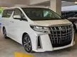 Recon Toyota Alphard 2.5 SC 2020 3LED JBL DIM BSM SUNNROOF 4CAM JPN UNREG