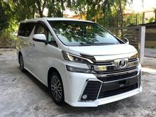 2017 Toyota Vellfire 3.5 ZA G ZAG Many Units Unreg