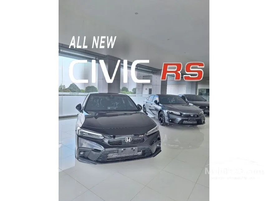 Jual Mobil Honda Civic 2023 RS 1.5 di Banten Automatic Sedan Hitam Rp 564.200.000