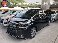 2017 Toyota Vellfire 2.5 Z Golden Eyes Edition 360 Surround Camera Automatic Power Boot 2 Power Door 7 Seat Half Leather Full LED Headlamp 9 Air Bags