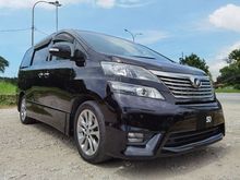 2011/15 Toyota Vellfire 2.4L (A) ZP MPV Power Boot Power Door Keyless Push Start 64K Mileage