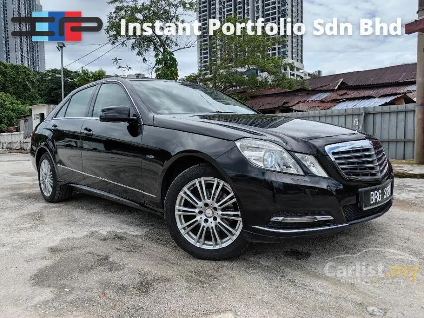 2011 Mercedes-Benz E200 CGI Elegance Sedan
