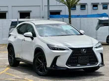 2023 Lexus NX250 2.5 Version L (A) Ready Stock, Black Leather Interior, Grade 5A, Digital Inner Mirror, Wireless Charger, 360 Camera, HUD, 3 Eyes LED