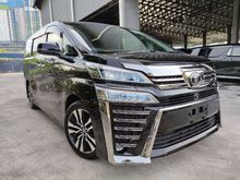 2018 Toyota Vellfire 2.5 Z G Edition MPV 2.5 ZG JBL HT SR 360 Camera DIM BSM PCS LKA Unreg