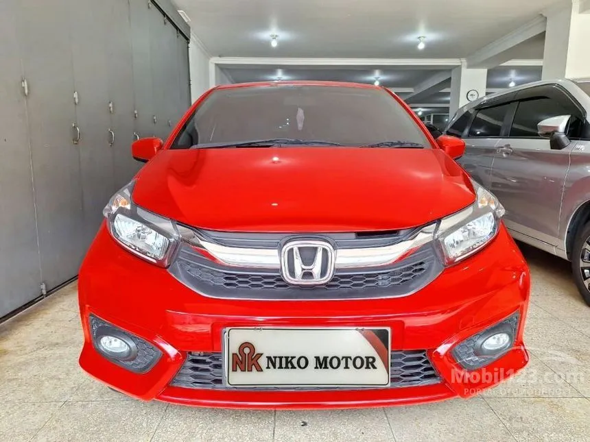Jual Mobil Honda Brio 2020 Satya E 1.2 di Jawa Barat Automatic Hatchback Merah Rp 155.500.000